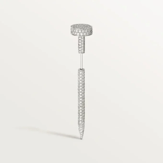 Épingle à cravate Juste Un Clou – Or blanc et diamants – Cartier
