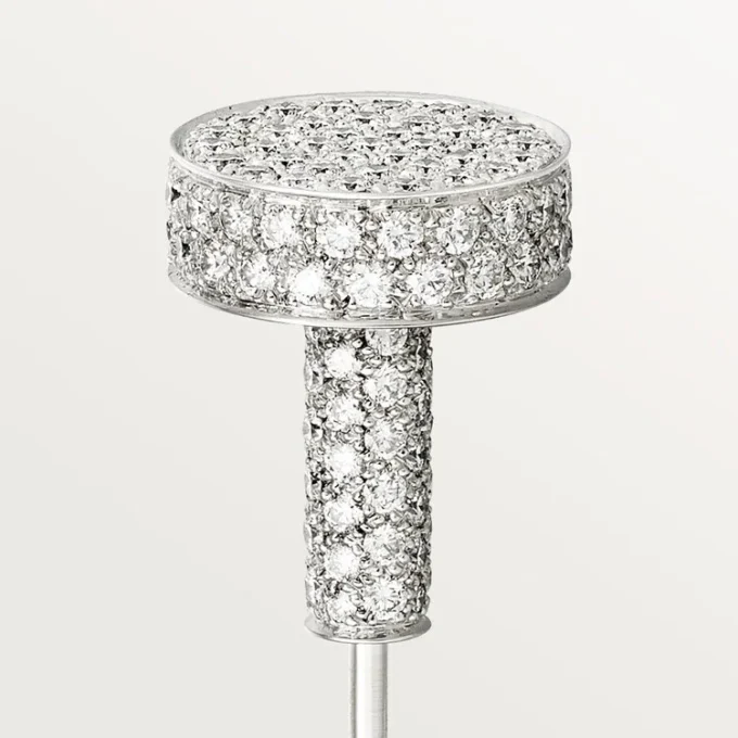 Épingle à cravate Juste Un Clou – Or blanc et diamants – Cartier