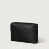 Pochette carrée, Must de Cartier – Cuir de veau noir, finition palladium – Cartier