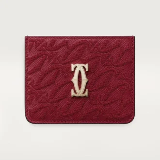 Porte-cartes, C de Cartier