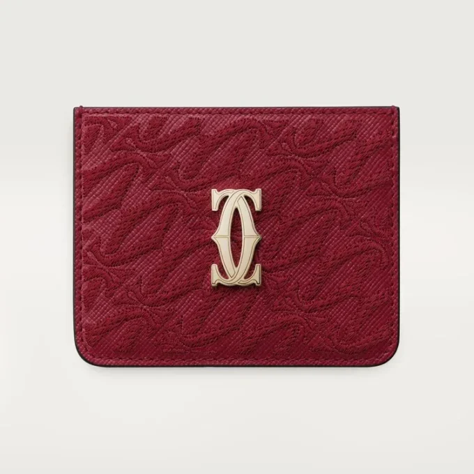 Porte-cartes, C de Cartier