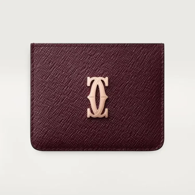 Porte-cartes, C de Cartier