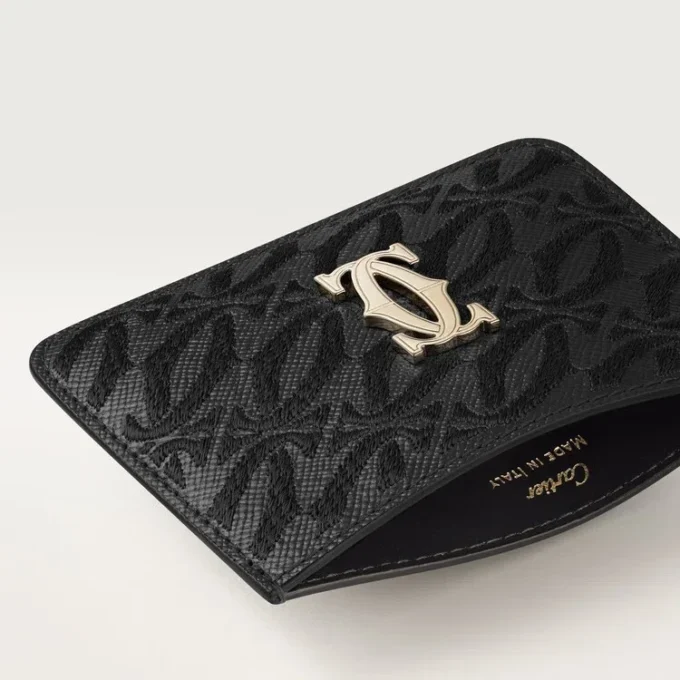 Porte-cartes, C de Cartier
