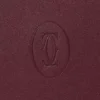 Porte-documents, Must De Cartier – Cuir de veau bordeaux, finition dorée – Cartier