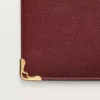 Portefeuille international à soufflets, Must de Cartier – Cuir de veau bordeaux, finition dorée – Cartier Portefeuille international à soufflets, Must de Cartier – Cuir de veau bordeaux, finition dorée – Cartier
