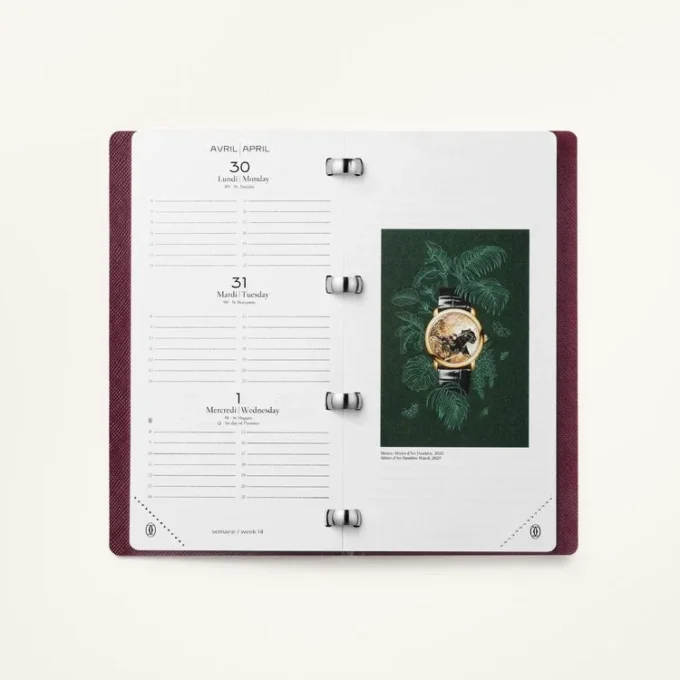 Recharge pour agenda Cartier, papier Recharge pour agenda Cartier, papier