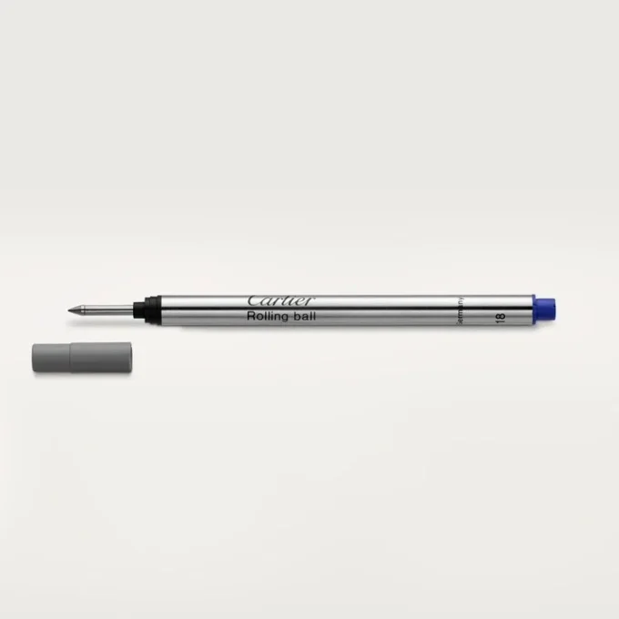 Recharge pour stylo roller, encre bleue