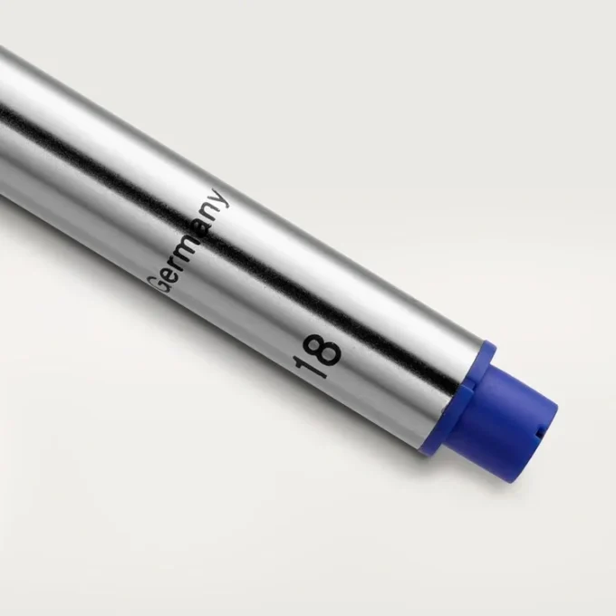 Recharge pour stylo roller, encre bleue
