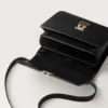 Sac à bandoulière, Mini, Double C de Cartier – Cuir de veau noir, finition en or et émail noir – Cartier Sac à bandoulière, Mini, Double C de Cartier – Cuir de veau noir, finition en or et émail noir – Cartier