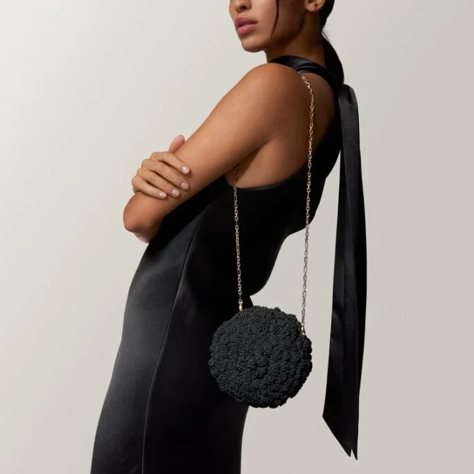 Sac rond en crochet, Cartier Soir
