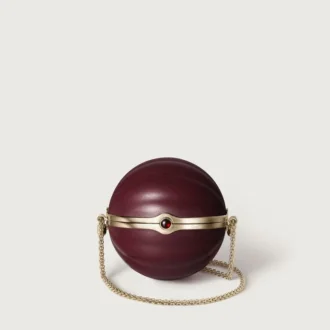Sac rond à motif godronné, Cartier Soir