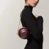 Sac rond à motif godronné, Cartier Soir