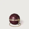 Sac rond à motif godronné, Cartier Soir