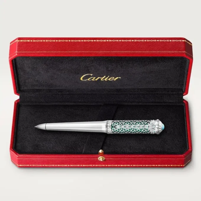 Stylo à bille en édition limitée avec motif de palmier